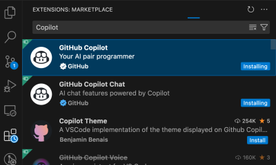 github copilot screenshot