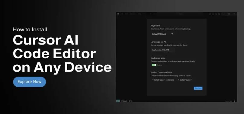 Setting up the Cursor AI environment.