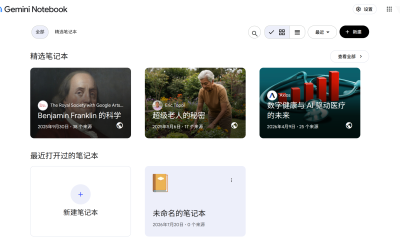 Gemini Notebook Screenshot