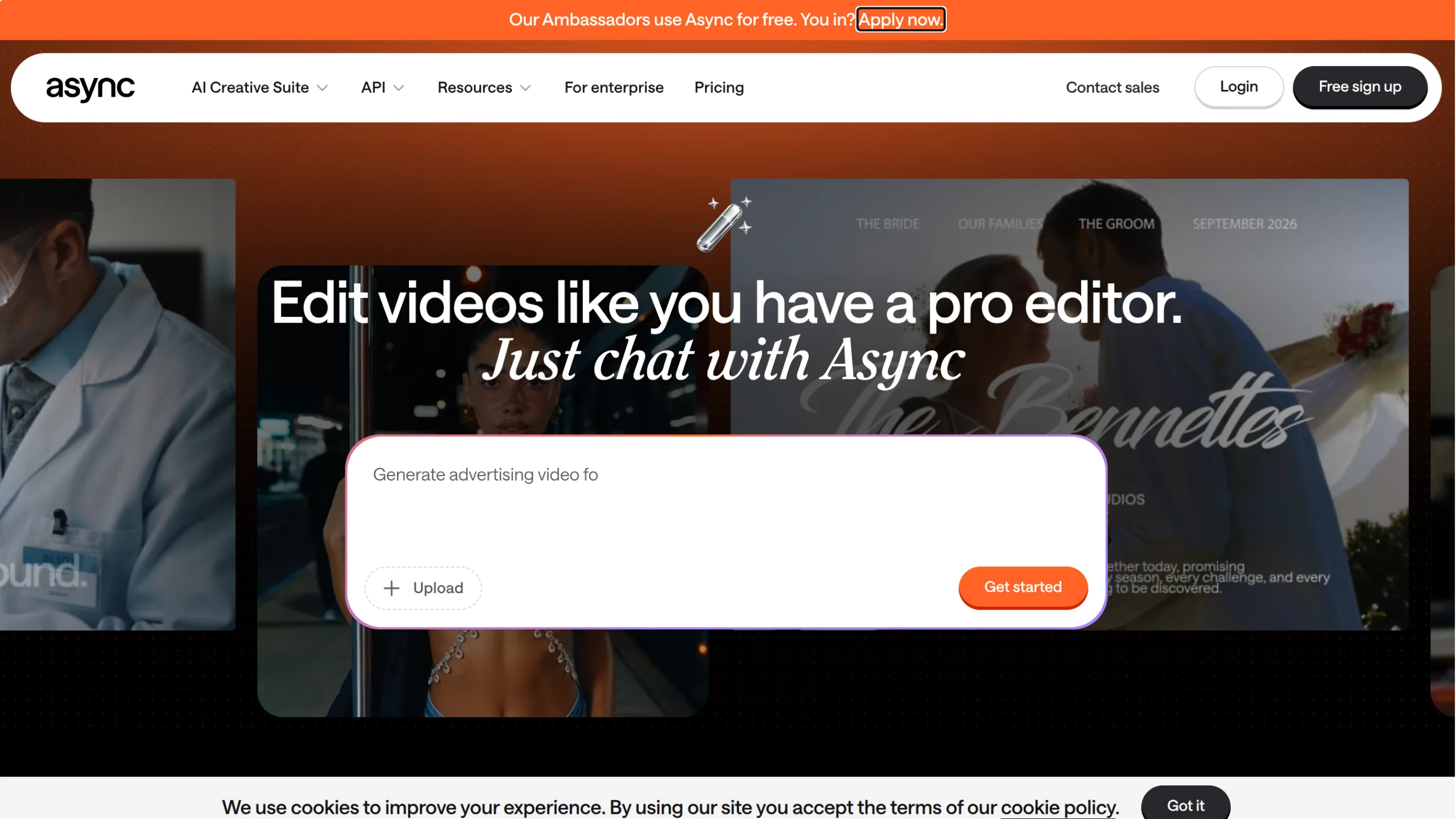 async website screenshot