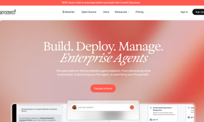 crewai website screenshot