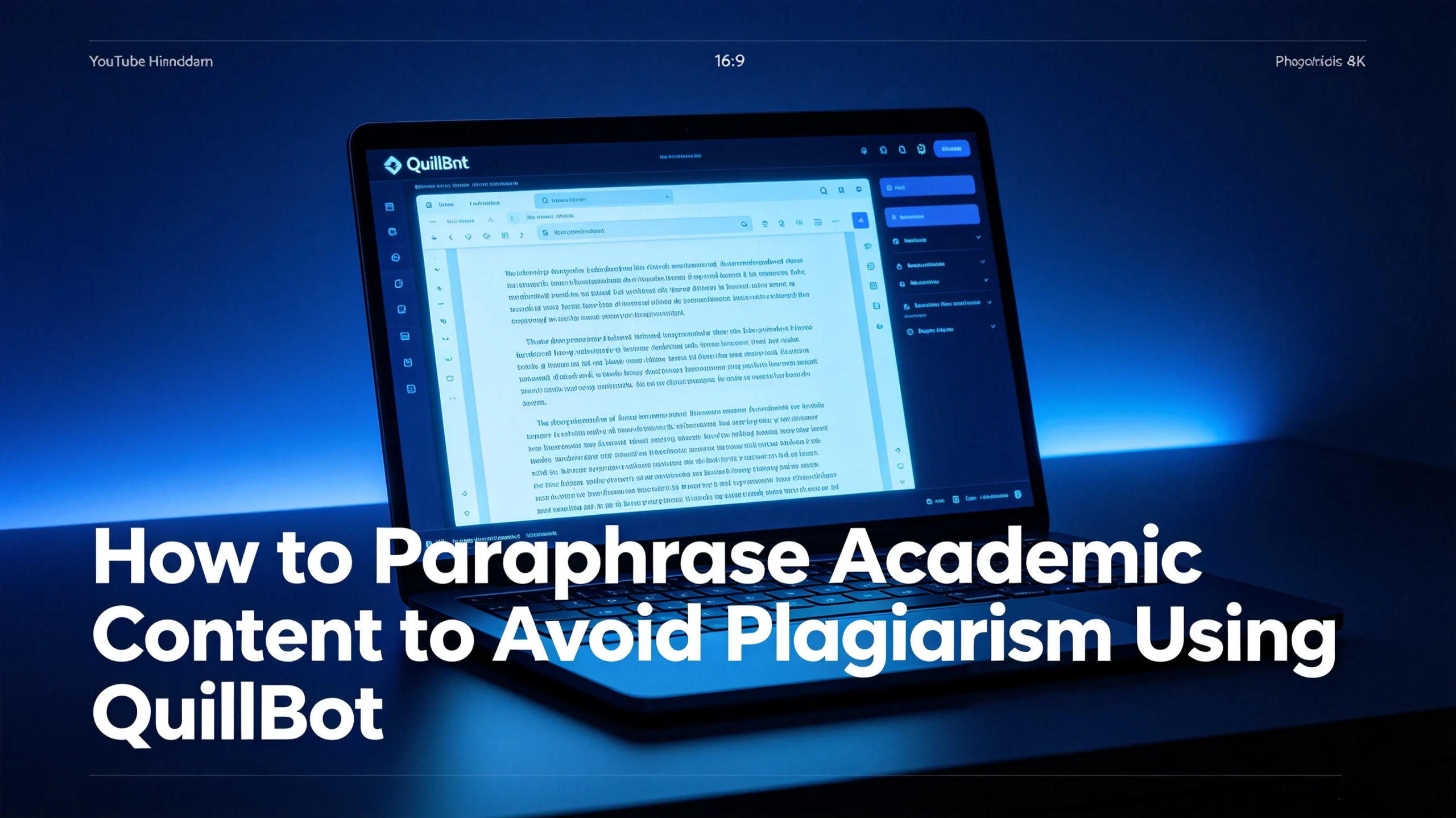 How to Paraphrase Academic Content to Avoid Plagiarism Using QuillBot
