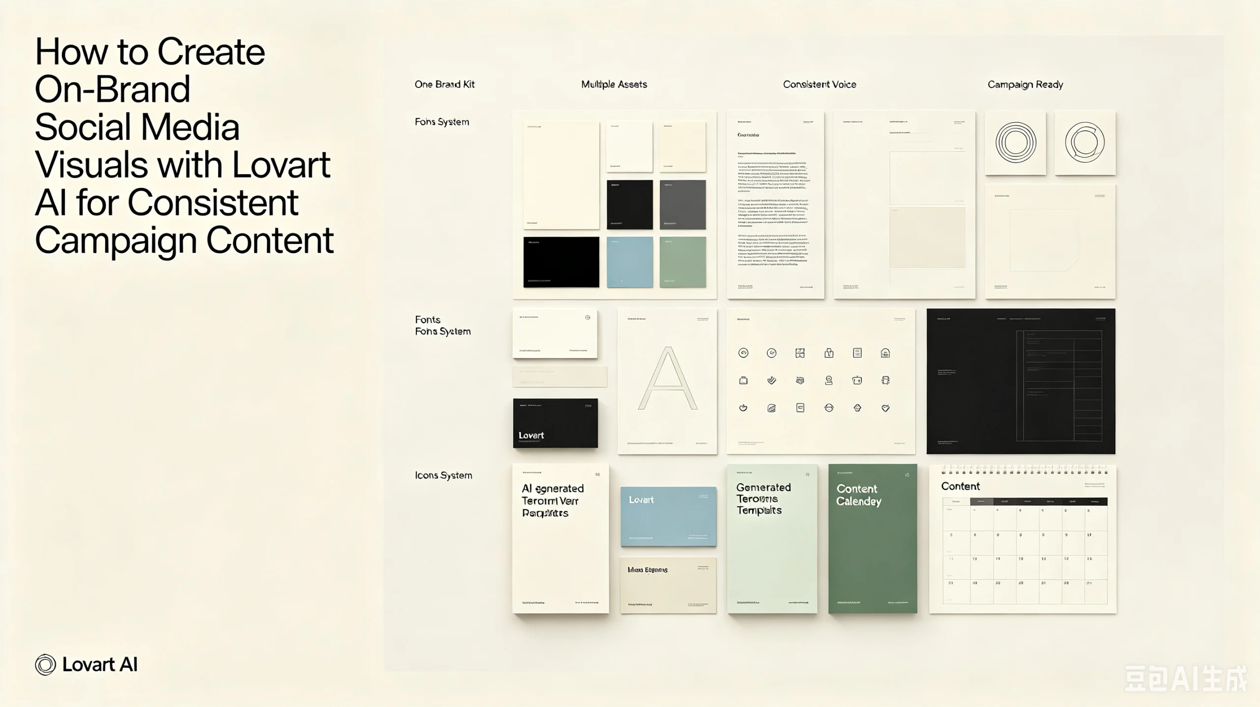 How to Create On-Brand Social Media Visuals with Lovart AI for Consistent Campaign Content