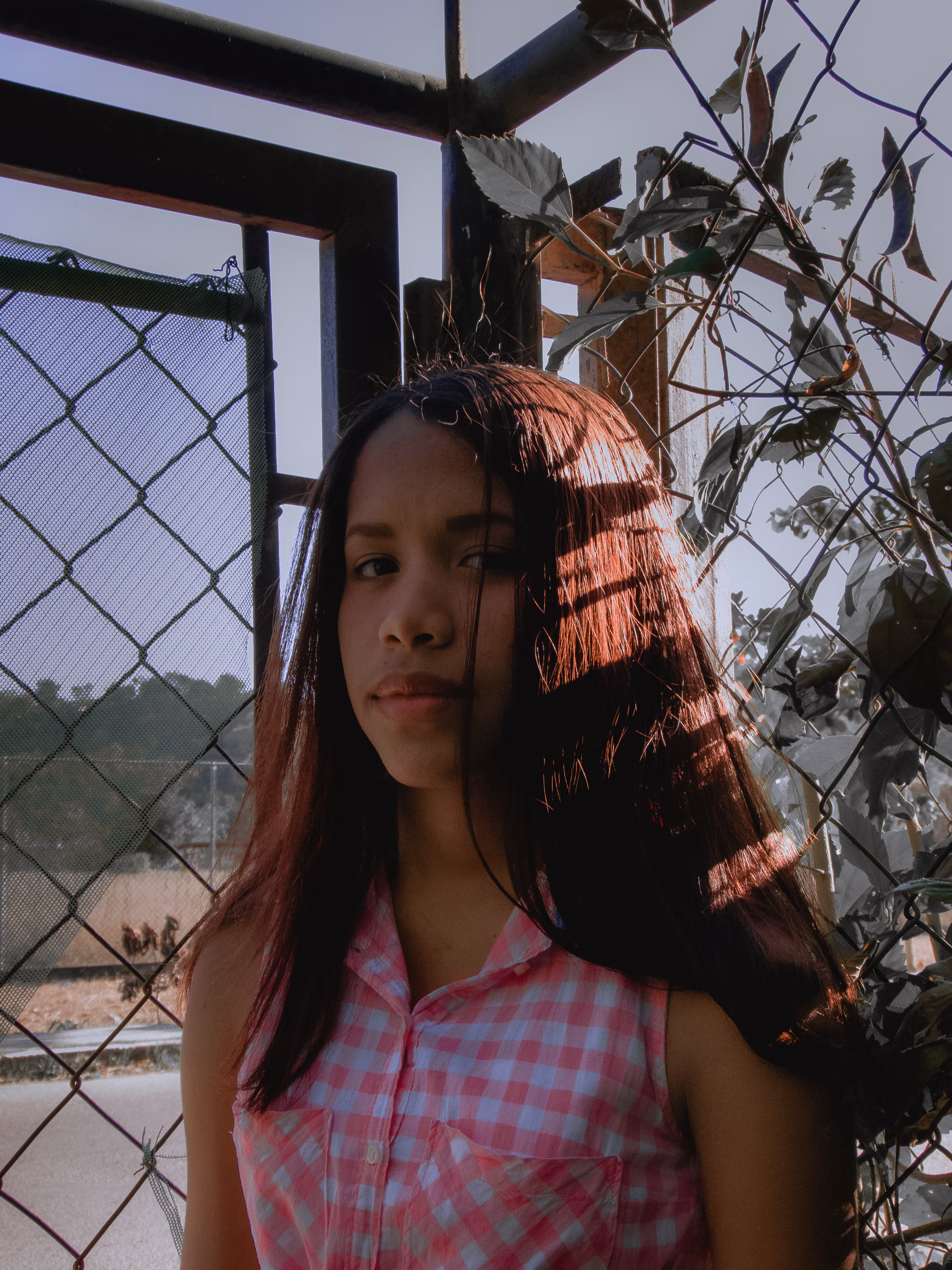 a woman